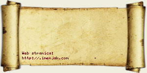 Isak Novaković vizit kartica